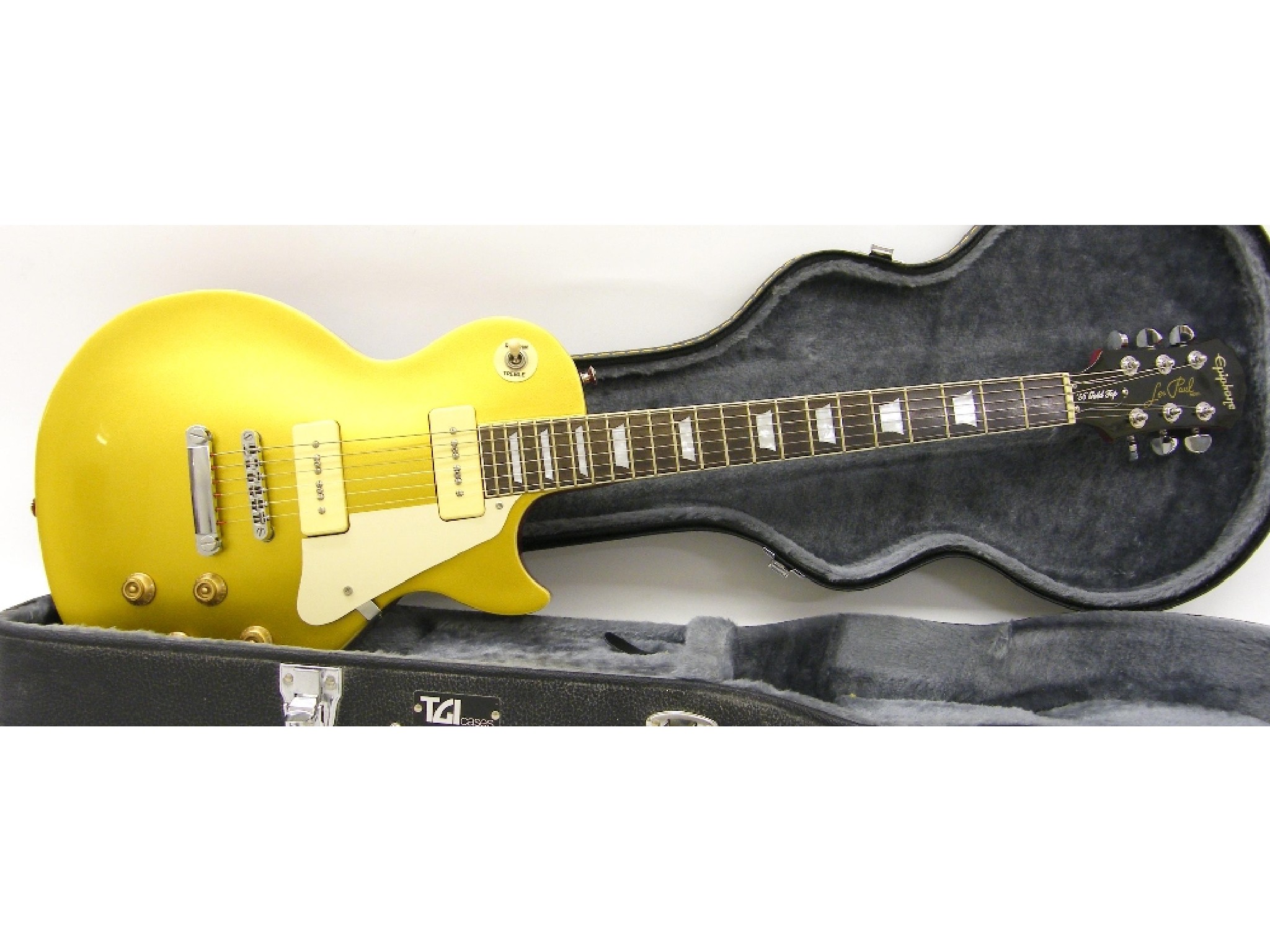 Appraisal: Epiphone Les Paul ' Gold Top electric guitar electrics appear