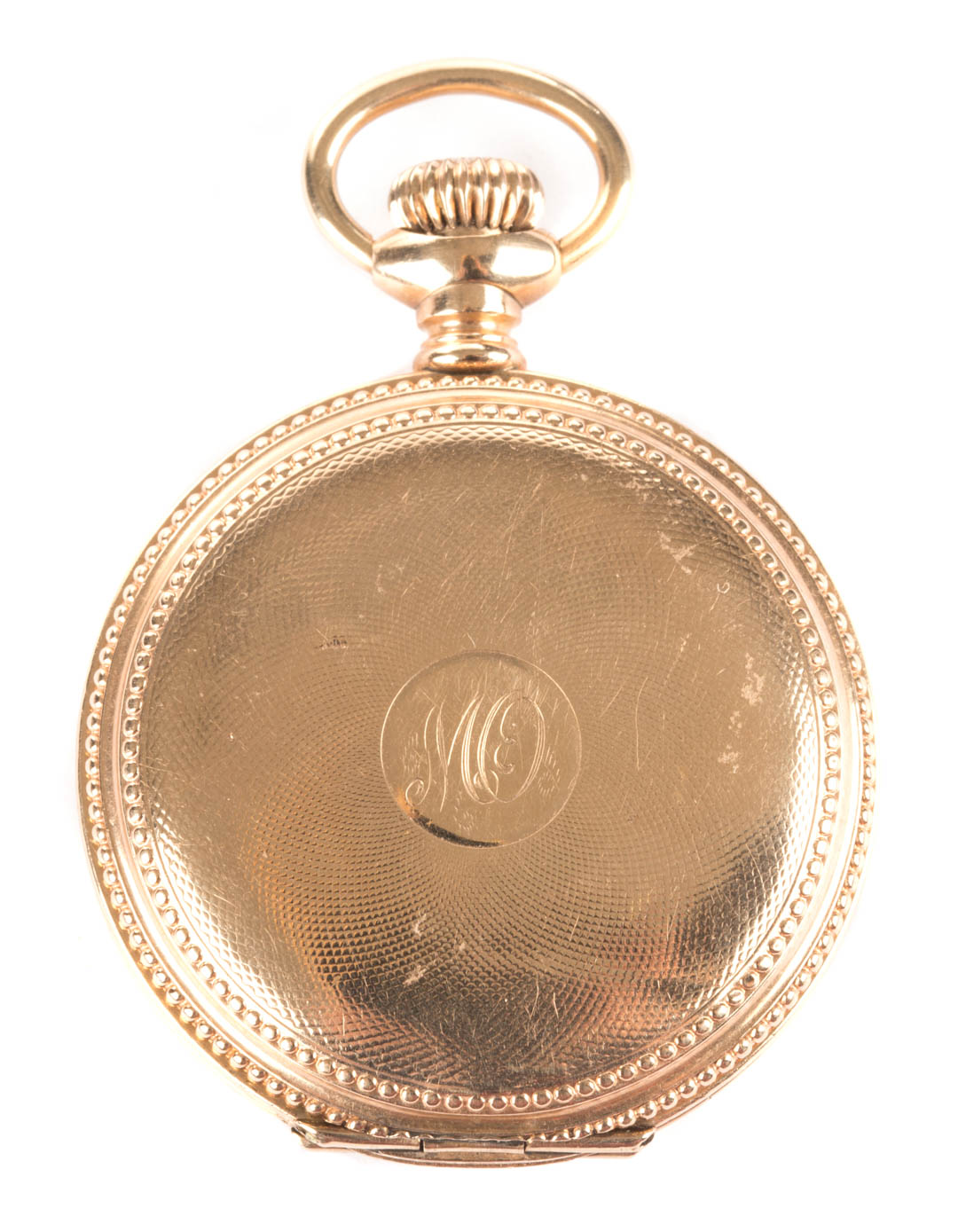 Appraisal: A K Elgin Pocket Watch K granulation No white dial