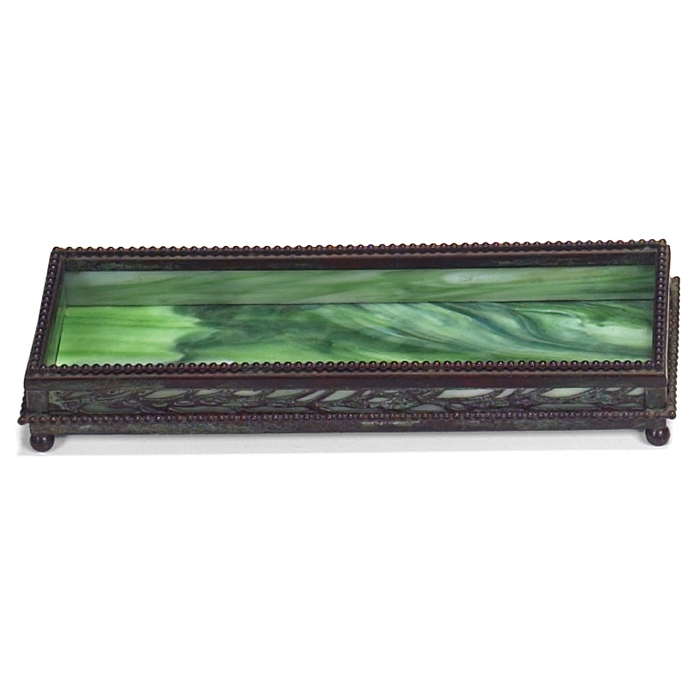 Appraisal: Tiffany Studios pen tray pine needle pattern