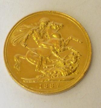 Appraisal: A VICTORIA GOLD SOVEREIGN UNC