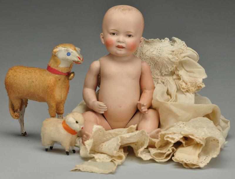 Appraisal: German All Bisque Character Baby Description Unmarked but excellent quality