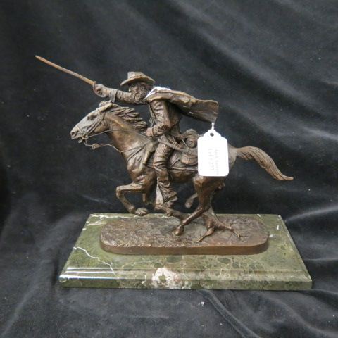 Appraisal: Chilmark Bronze Figurine The Cavalier by Francis Barnum tall plus