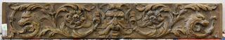 Appraisal: Baroque style carved panel th century centered with the North