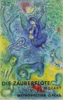 Appraisal: CHAGALL Marc Magic Flute Lithograph in Colors by Charles Sorlier