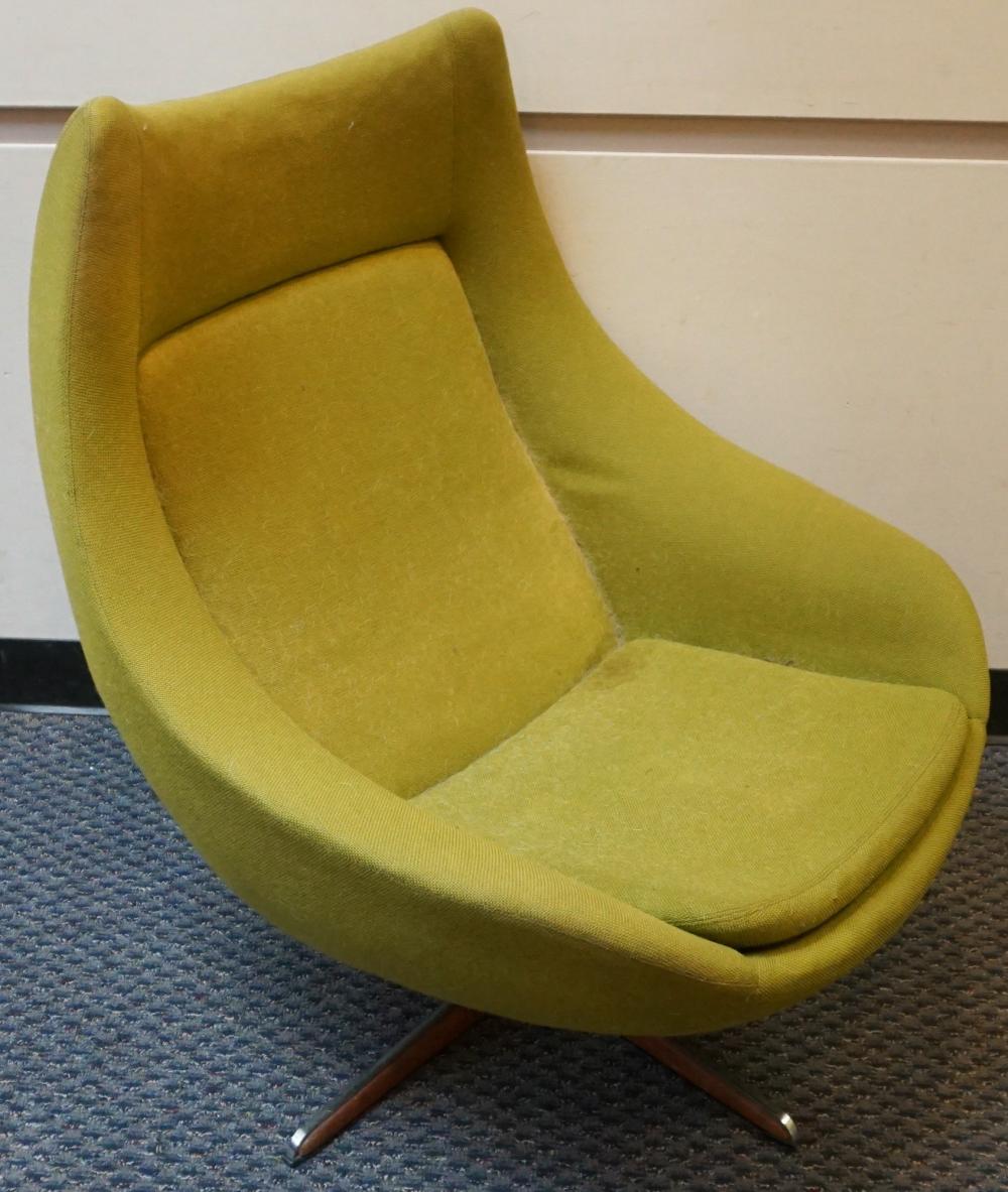 Appraisal: HENRY WALTER KLEIN FOR BRAMIN DANISH MID-CENTURY MODERN EGG CHAIRHenry