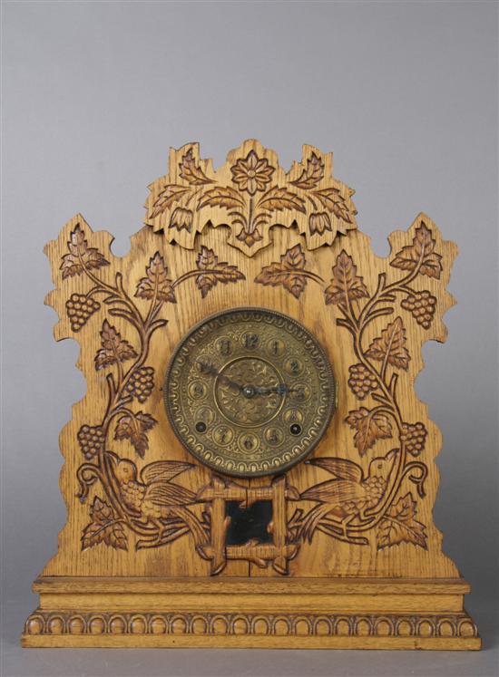 Appraisal: A Victorian Ginger Bread Clock Height inches