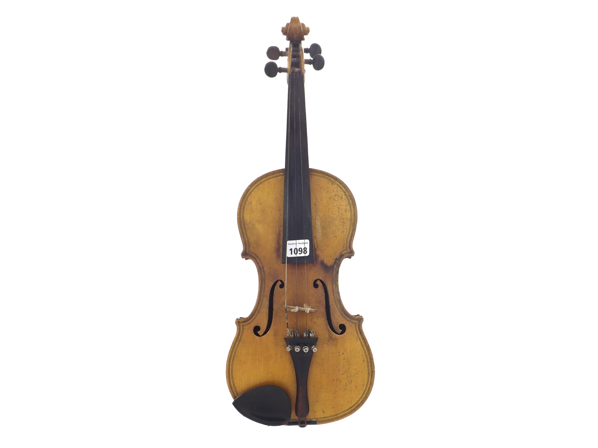 Appraisal: Maggini copy violin circa with birds eye maple back and