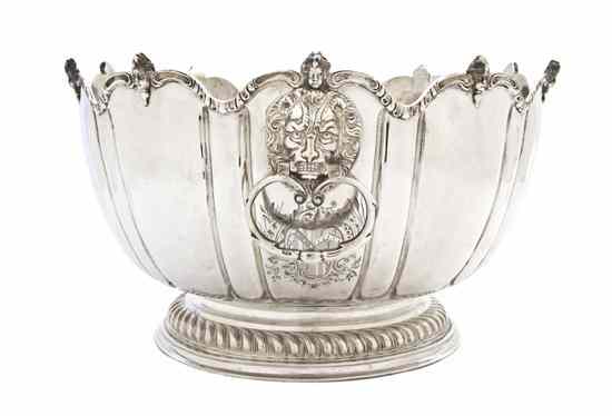 Appraisal: A William and Mary Silver Monteith Bowl George Garthorne London