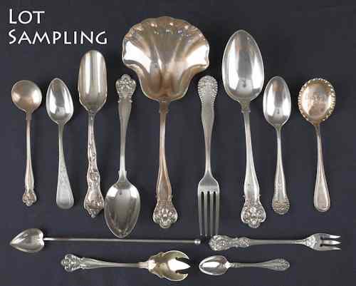 Appraisal: Collection of sterling flatware ozt