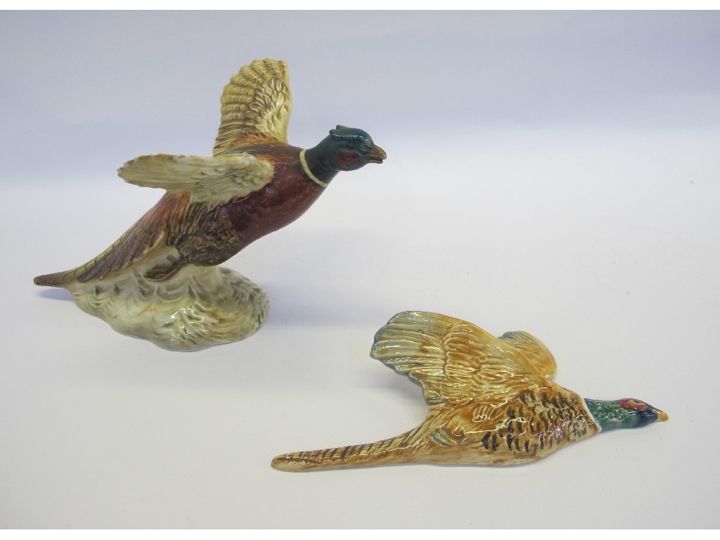 Appraisal: Beswick figure of a pheasant model no and a wall