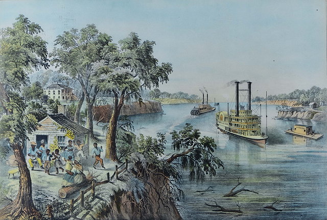 Appraisal: CURRIER AND IVES LITH AFTER F E PALMER'Low Water in