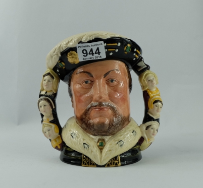 Appraisal: Royal Doulton large two handled character jug King Henry VIII