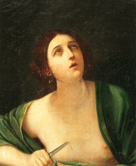 Appraisal: L Begarzzi Italian th Century Suicide of Lucretia Unsigned also