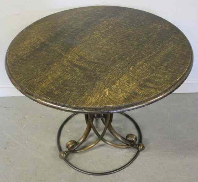 Appraisal: Early Bentwood Table From a Norwalk CT estate Dimensions ''