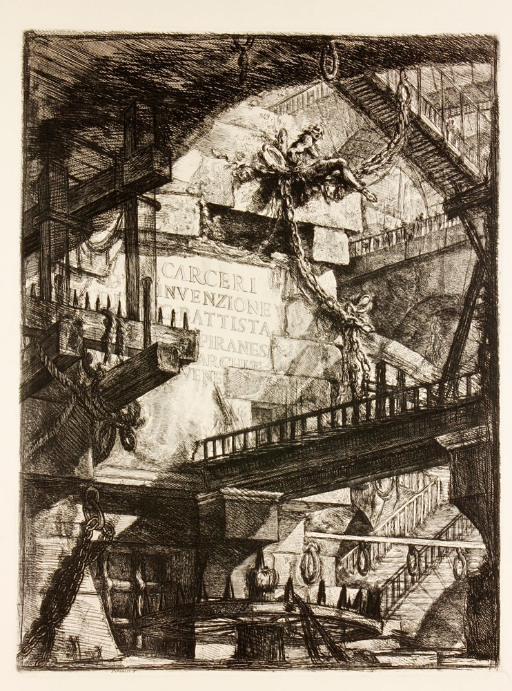 Appraisal: - Piranesi Prison Carceri Series Etching Giovanni Battista Piranesi Italian