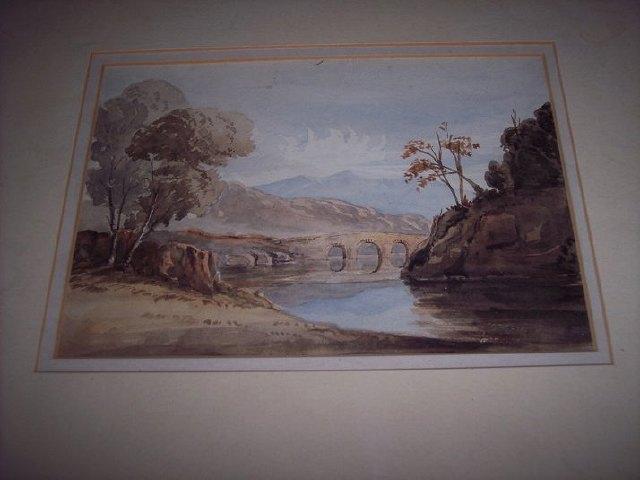 Appraisal: William Leighton Leitch RI - Welsh Landscapewatercolour cm x cm