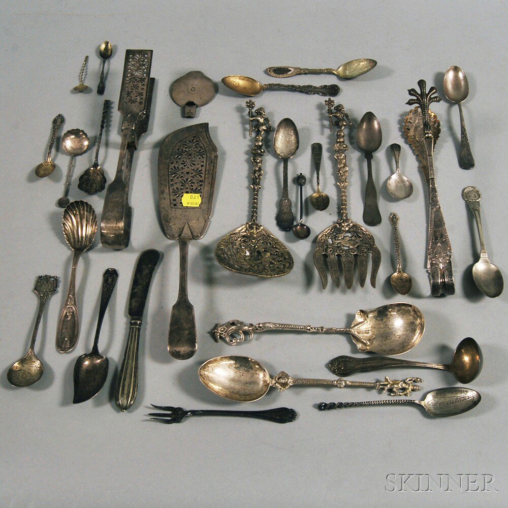 Appraisal: Group of Assorted Silver Flatware various patterns and makers including