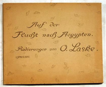 Appraisal: portfolio Laske Oskar Auf der Flucht nach Aegyten Vienna etc