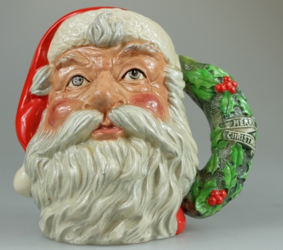 Appraisal: Royal Doulton large character jug Santa Claus D with holly