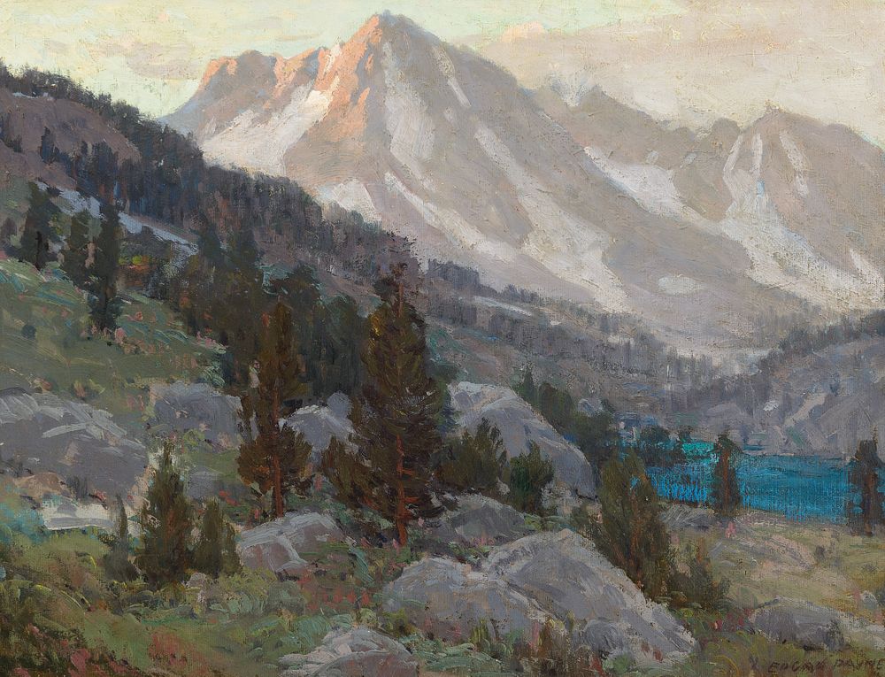 Appraisal: Edgar Payne Sierra Scene of Lake Sabrina Edgar Payne Sierra