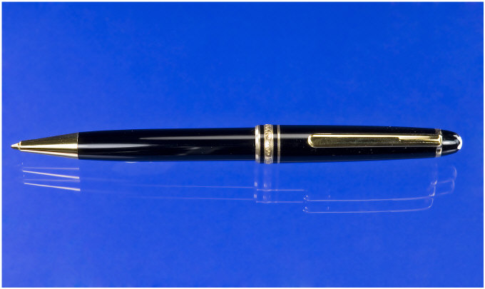 Appraisal: Mont Blanc A Mont Blanc Black Ball Point Pen In