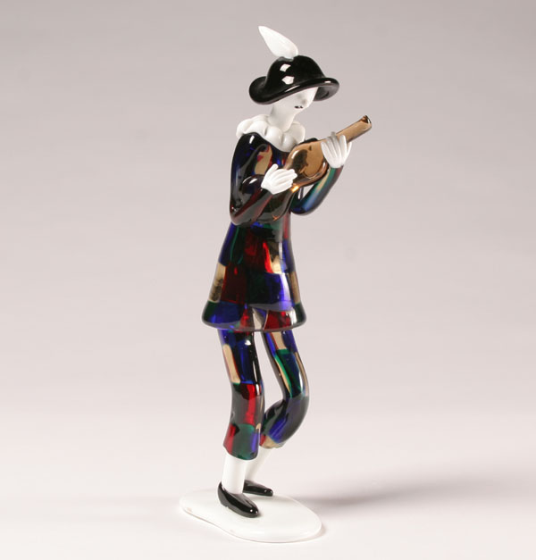 Appraisal: Venini e C designed by Fulvio Bianconi Pezzati figure of