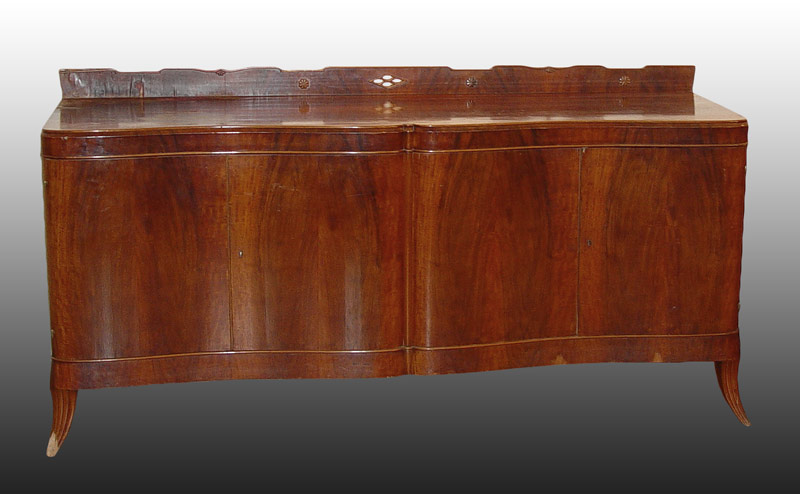 Appraisal: BIEDERMEIER SIDEBOARD Larger companion to the previous lot Measures ''