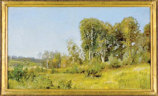 Appraisal: Rudolf Bissen Danish - AUTUMN LANDSCAPE oil on canvas framed