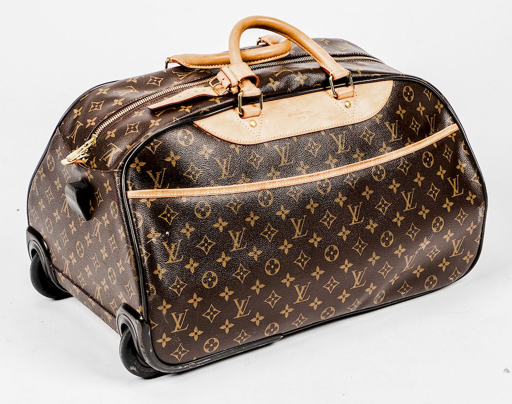 Appraisal: Louis Vuitton Eole Monogram Brown Canvas Weekend Travel Bag Louis