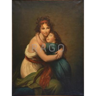 Appraisal: AFTER LOUISE ELISABETH VIGEE LE BRUN Condition Report