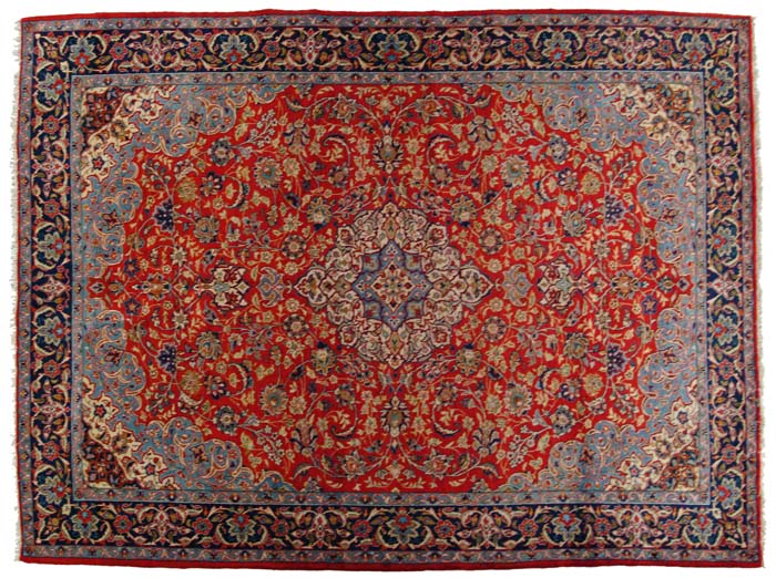 Appraisal: ISFAHAN ROOM SIZE ORIENTAL RUG Last half of the th