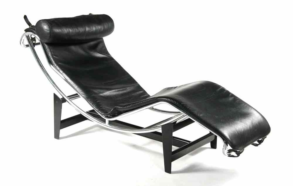 Appraisal: CORBUSIER CHAISE - Famous Modernist Chaise as designed by Corbusier