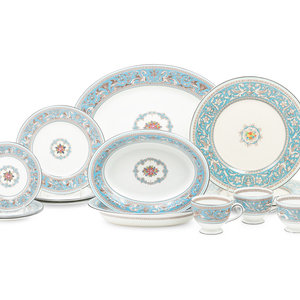 Appraisal: A Wedgwood Florentine Porcelain Dinner Service th Century comprising dinner