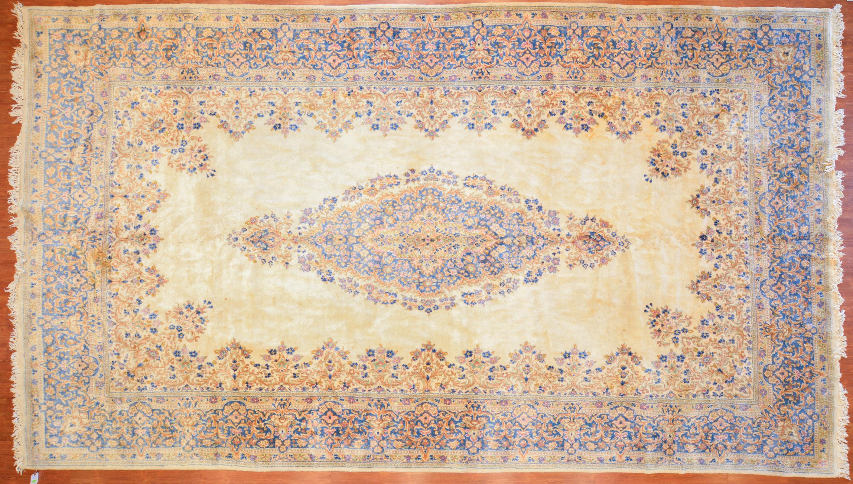 Appraisal: KERMAN CARPET PERSIA X Second half- th century hand knotted