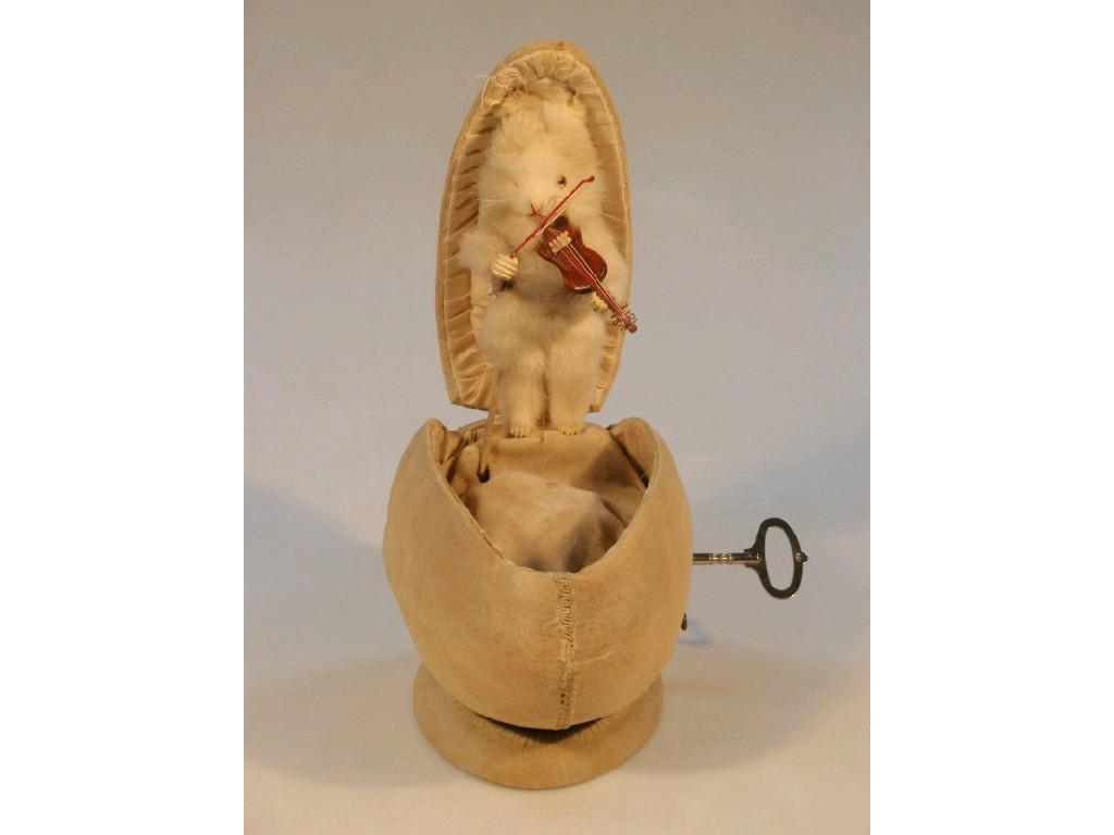 Appraisal: An early thC musical automaton modelled as a fur covered