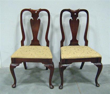 Appraisal: Pair of Queen Anne style chairs