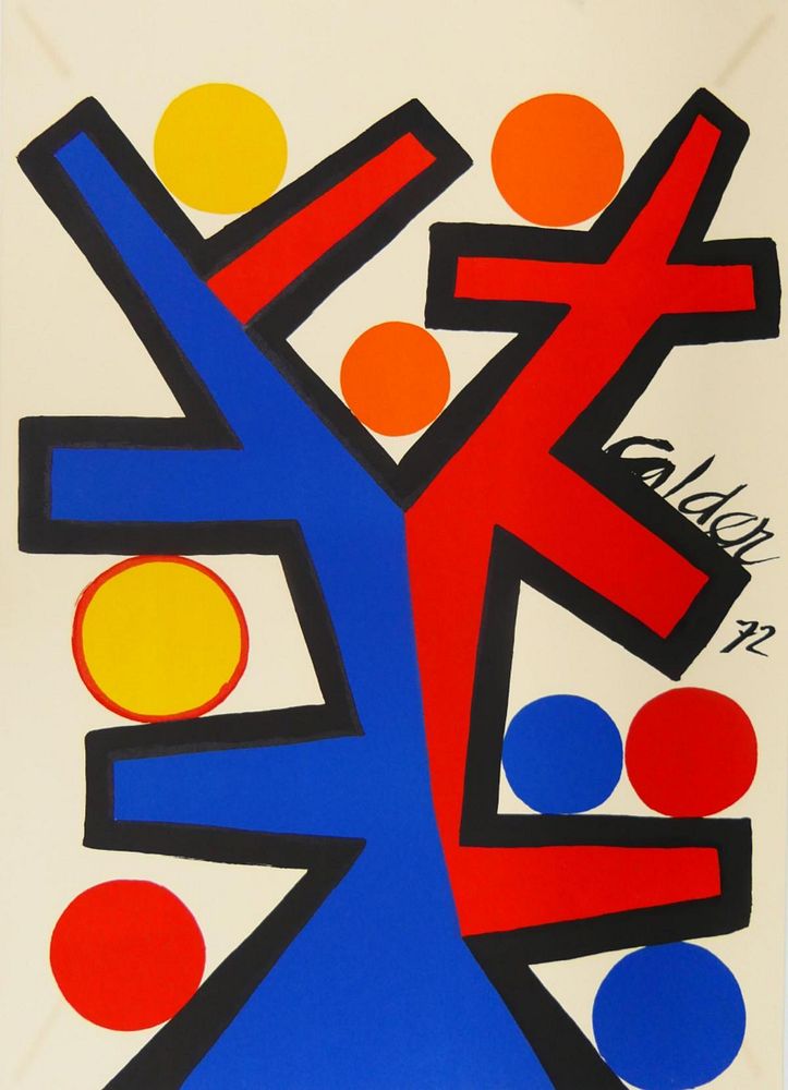 Appraisal: ALEXANDER CALDER USA - LITHOGRAPH Alexander Sandy Calder AMERICAN CONNECTICUT