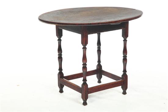 Appraisal: QUEEN ANNE TAVERN TABLE American th century pine and hardwood