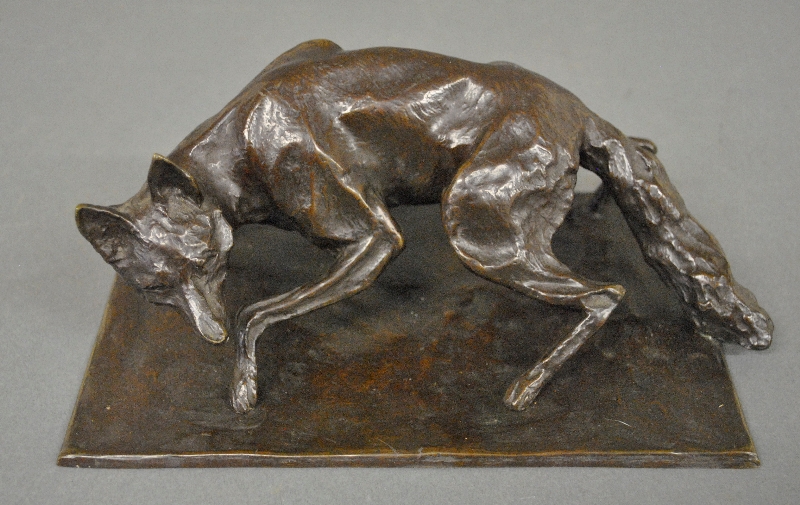 Appraisal: - Kenyon Mildred W American - bronze of a crouching