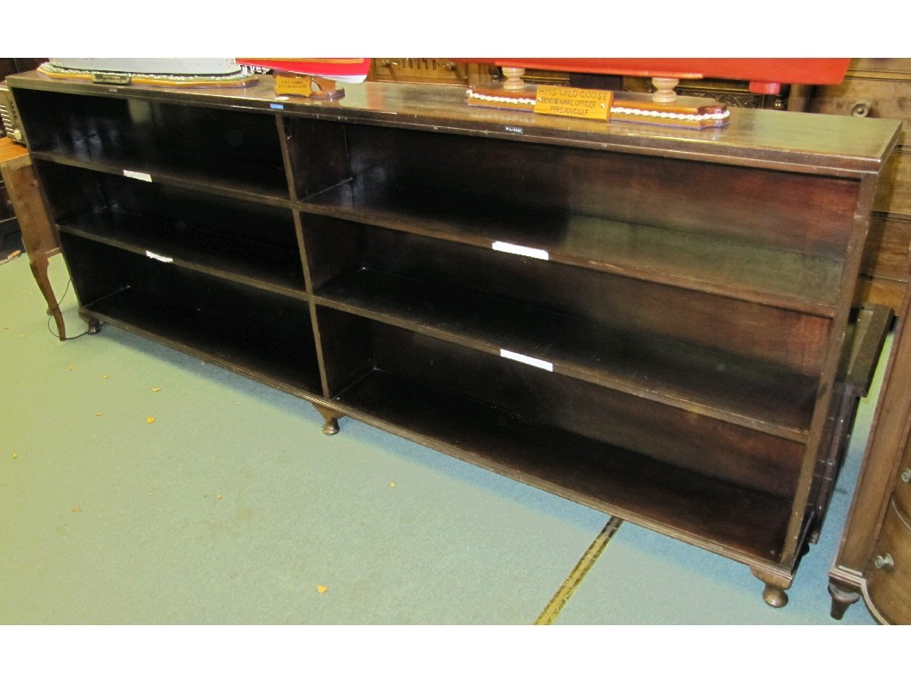 Appraisal: Large open bookcase