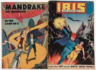 Appraisal: Two Magic-Related Comic Books Golden-age comics including Ibis The Invincible