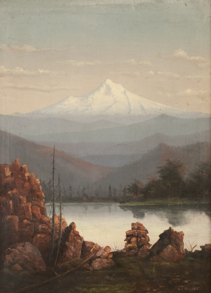 Appraisal: WILLIAM SAMUEL PARROTT OIL ON CANVAS American - Mount Hood