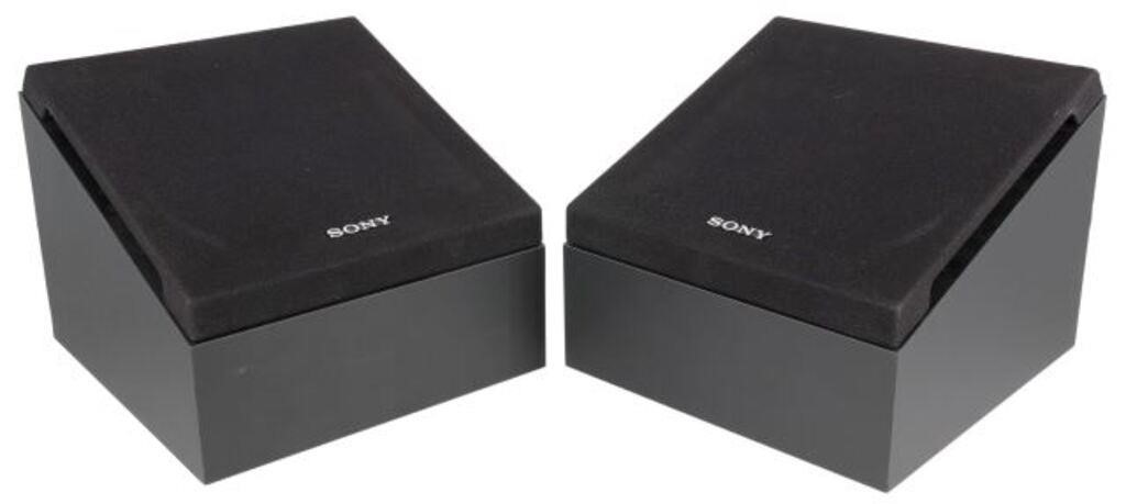 Appraisal: lot of Sony w-CSE speakers for shipping purposes approx h