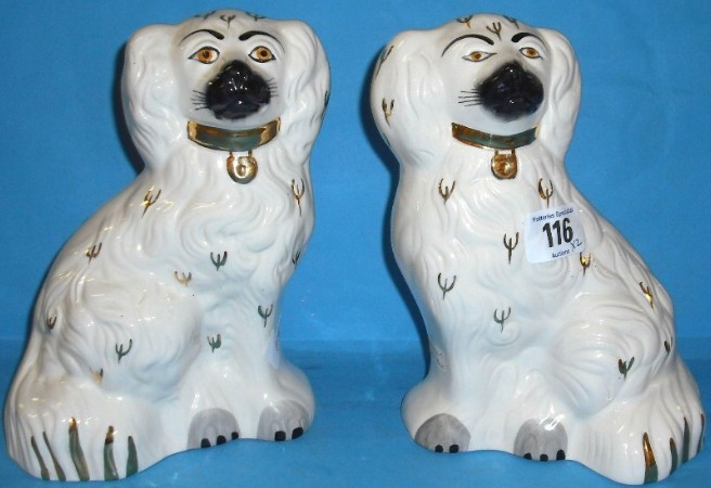 Appraisal: Beswick pair of mantlepiece Spaniel dogs - height cm