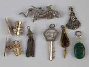 Appraisal: A mixed lot including a pair of white metal tests