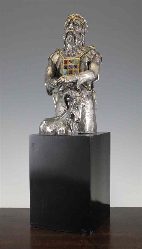 Appraisal: Georges Weil - silver and ct gold 'Aaron' at the