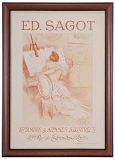 Appraisal: Paul C sar Helleu French - ED SAGOT Estampes Affiches