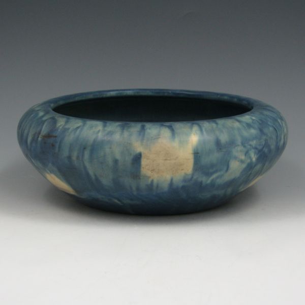 Appraisal: Peters Reed Landsun low bowl in blue and yellow Unmarked