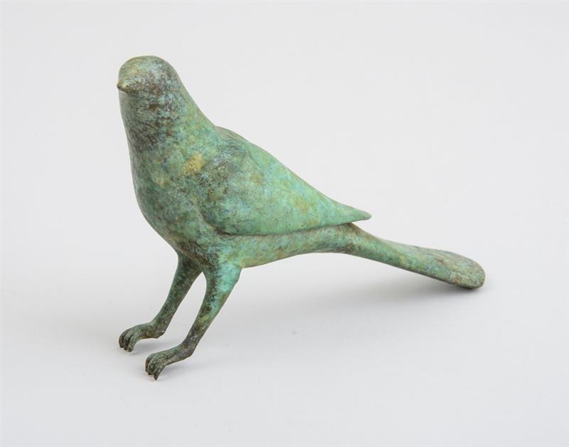 Appraisal: GWYNN MURRILL b BIRD Bronze with verdigris with incised initials