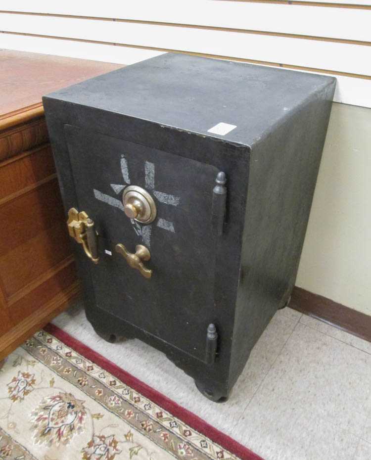 Appraisal: ANTIQUE FLOOR SAFE National Safe Lock Co Cleveland Ohio c